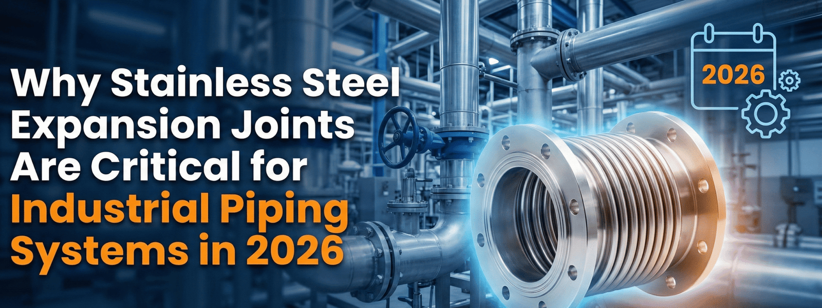 Why Stainless Steel Expansion Joints Are Critical for Industrial Piping Systems in 2026