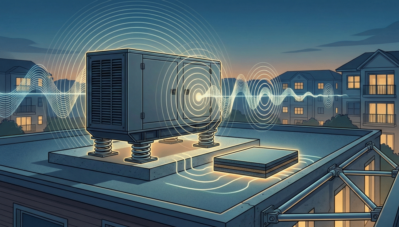 Reduce Generator Vibration in Residential Buildings