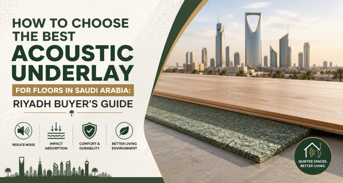 Acoustic underlay buyer's guide Riyadh