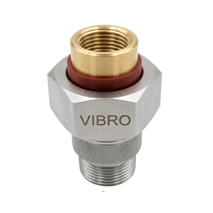 VIBRO DIE ELECTRIC UNION FEMALE BRASS - MALE STEEL